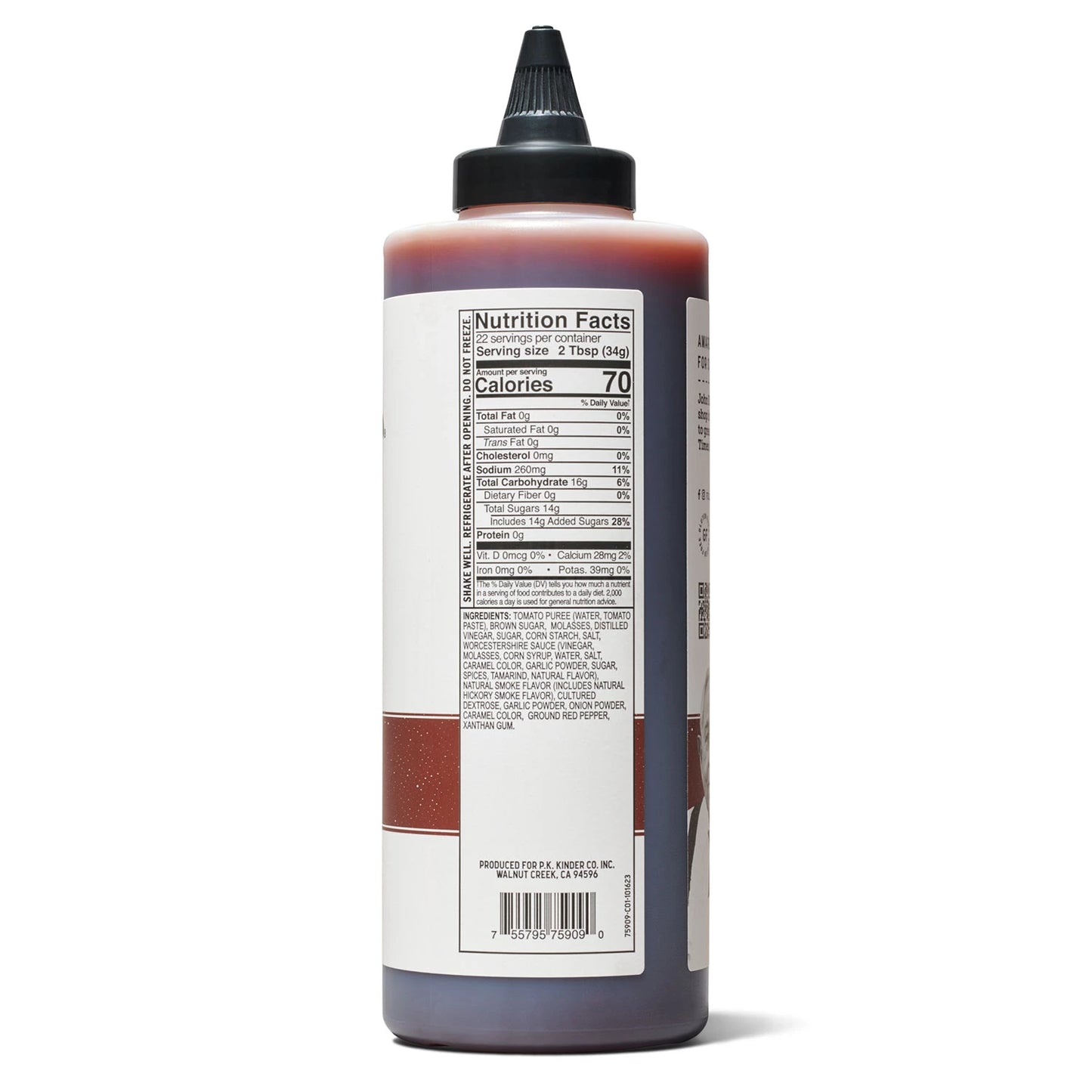Kinder's Hickory Brown Sugar BBQ Sauce (27 oz.)