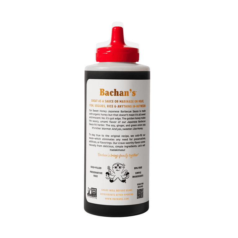 Bachan's Sweet Honey Japanese Barbecue Sauce