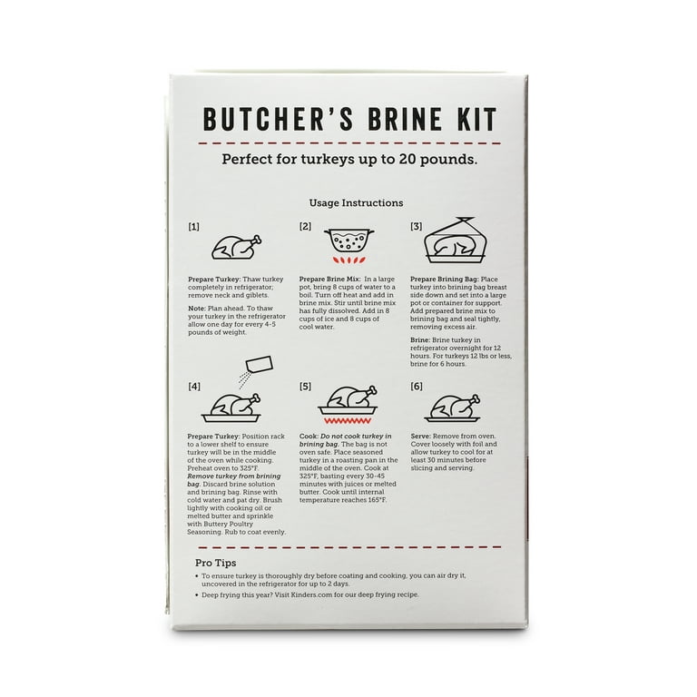 Kinders Butcher's Turkey Brine Kit (11.25 Ounce)