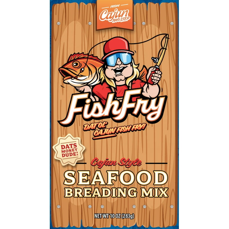 Cajun Two Step Fish Fry Batter, 10 oz Bag