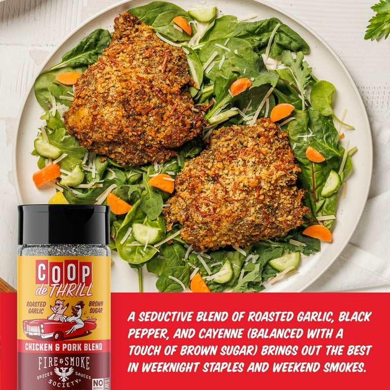 Fire & Smoke Society Coop De Thrill BBQ Poultry Seasoning Blend, 6.2oz