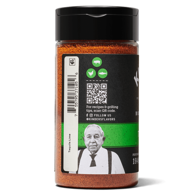Kinder's Tequila Lime Seasoning, 5.9 oz