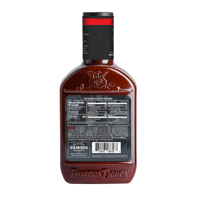 Famous Dave's BBQ Hot Sauce Devils Spit