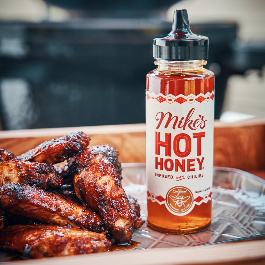 Mike's Hot Honey 12 oz Bottle, Infused with Chili Peppers