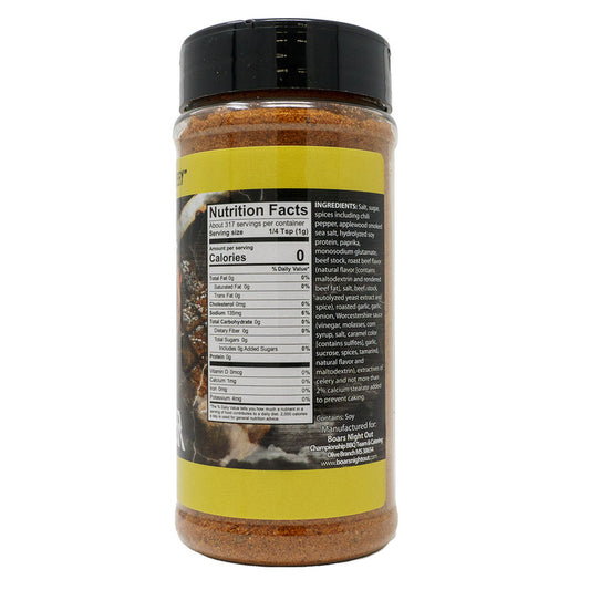 Boars Night Out Southern Thunder Beef Rub, 11oz