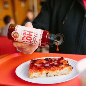 Mike's Hot Honey 12 oz Bottle, Infused with Chili Peppers