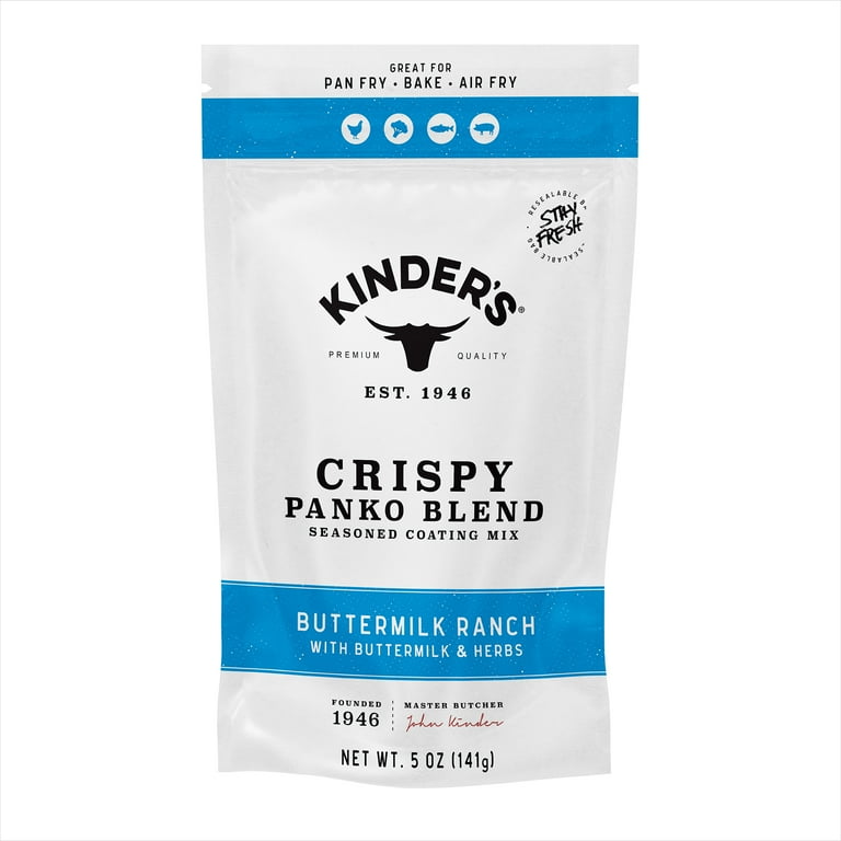 Kinder's Buttermilk Ranch Seasoned Panko Bread Crumb Coating, 5 oz