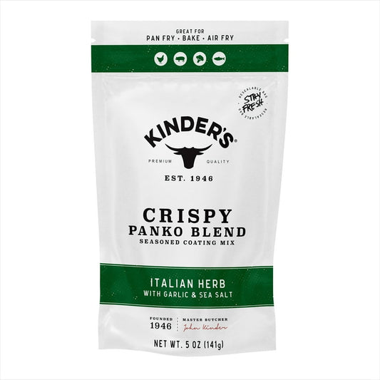 Kinder's Italian Garlic & Herb Seasoned Panko Bread Crumb Coating