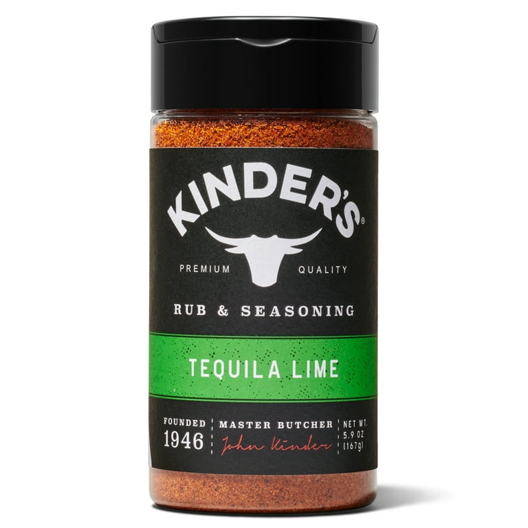 Kinder's Tequila Lime Seasoning, 5.9 oz