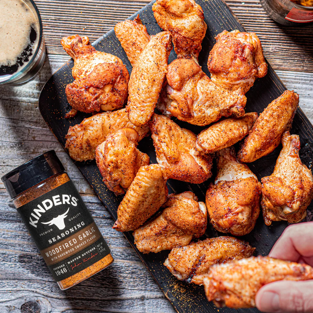Kinder's Woodfired Garlic Seasoning 9.5oz - SlobsRus BBQ