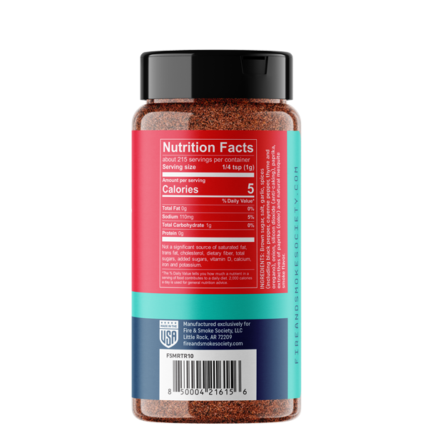 Fire & Smoke Society Mayor of Rub Town| Sweet Mesquite BBQ Rub - SlobsRus BBQ