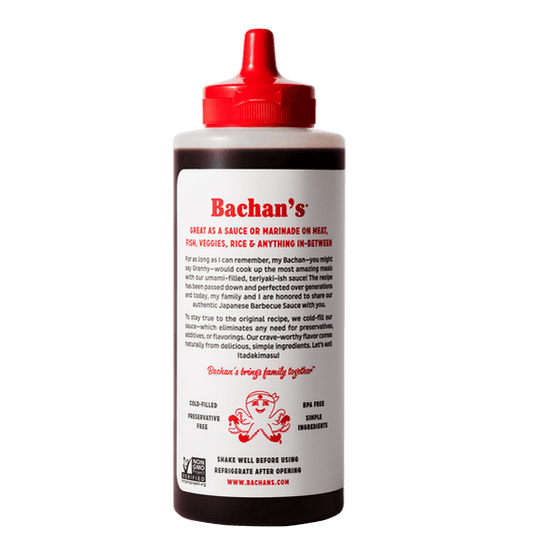 BACHAN'S THE ORIGINAL JAPANESE BARBECUE SAUCE back
