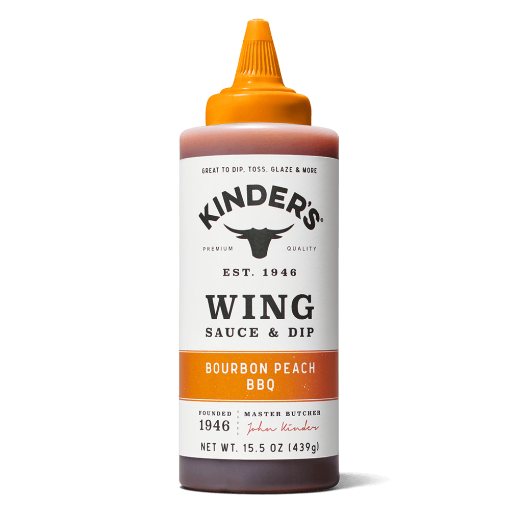 Kinder's Bourbon Peach BBQ Wing Sauce