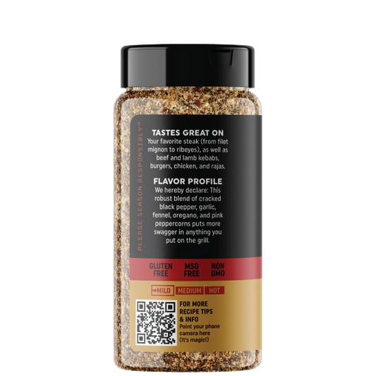 Fire & Smoke Society STEAK KING | Chophouse Blend Seasoning - SlobsRus BBQ