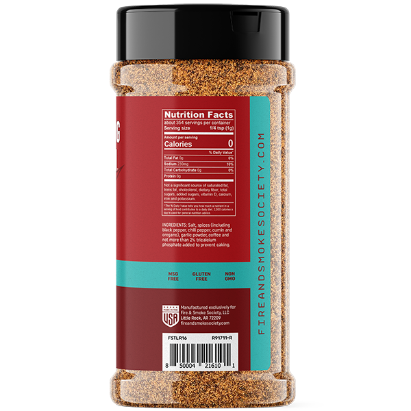 Fire & Smoke Society THUNDERING LONGHORN Beef Rub 12.5oz - SlobsRus BBQ