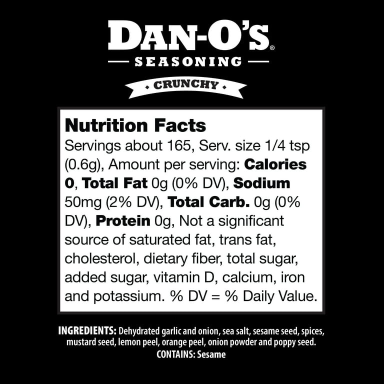 Dan-O's Crunchy Seasoning - All-Purpose
