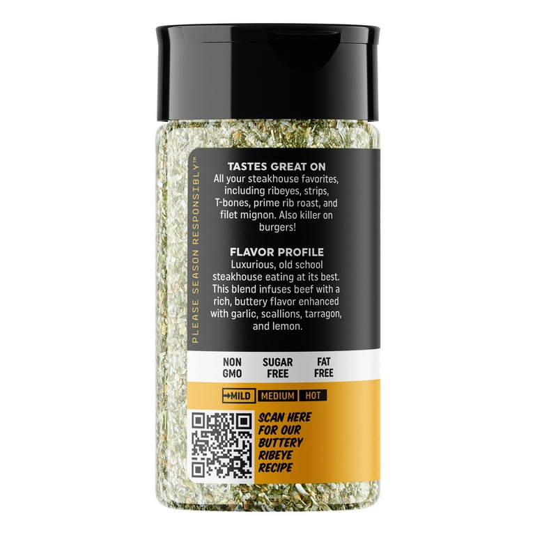 Fire & Smoke Society Garlic Butter Steak Seasoning, 6.2oz