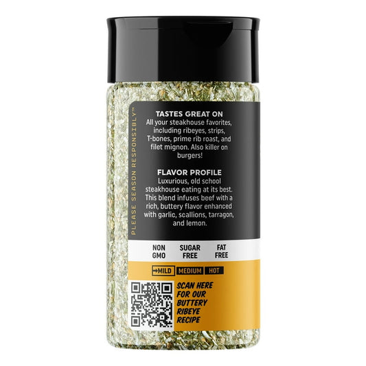 Fire & Smoke Society Garlic Butter Steak Seasoning, 6.2oz