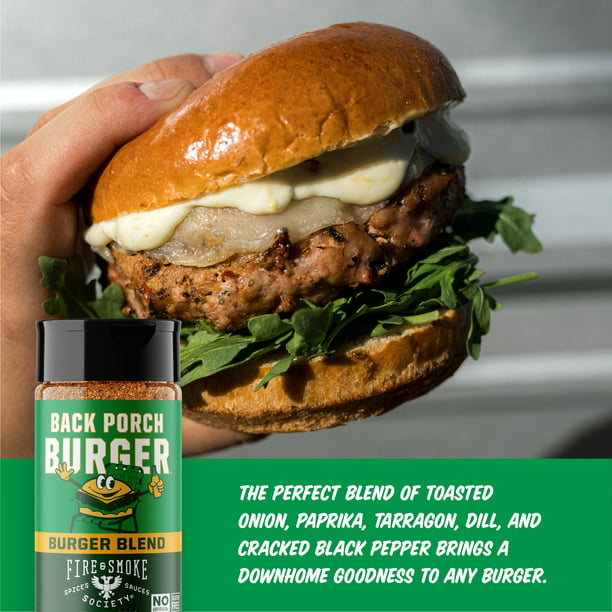 Fire & Smoke Society BACK PORCH BURGER - SlobsRus BBQ