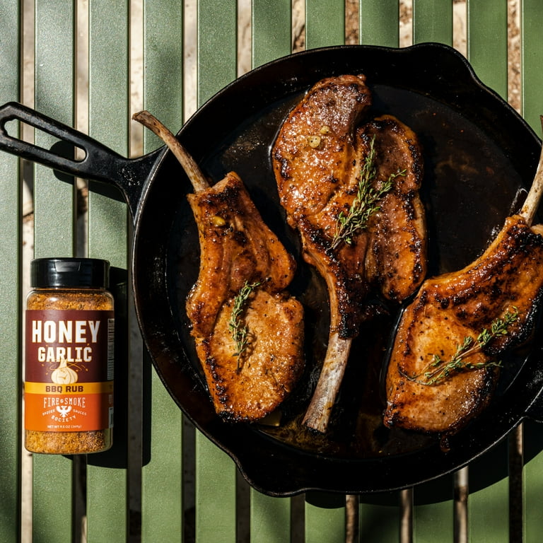 Fire & Smoke Society Honey Garlic BBQ Rub, 9.5 Oz