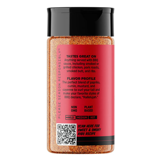 Fire & Smoke Society Brazen Pig BBQ Seasoning, No Salt Seasoning