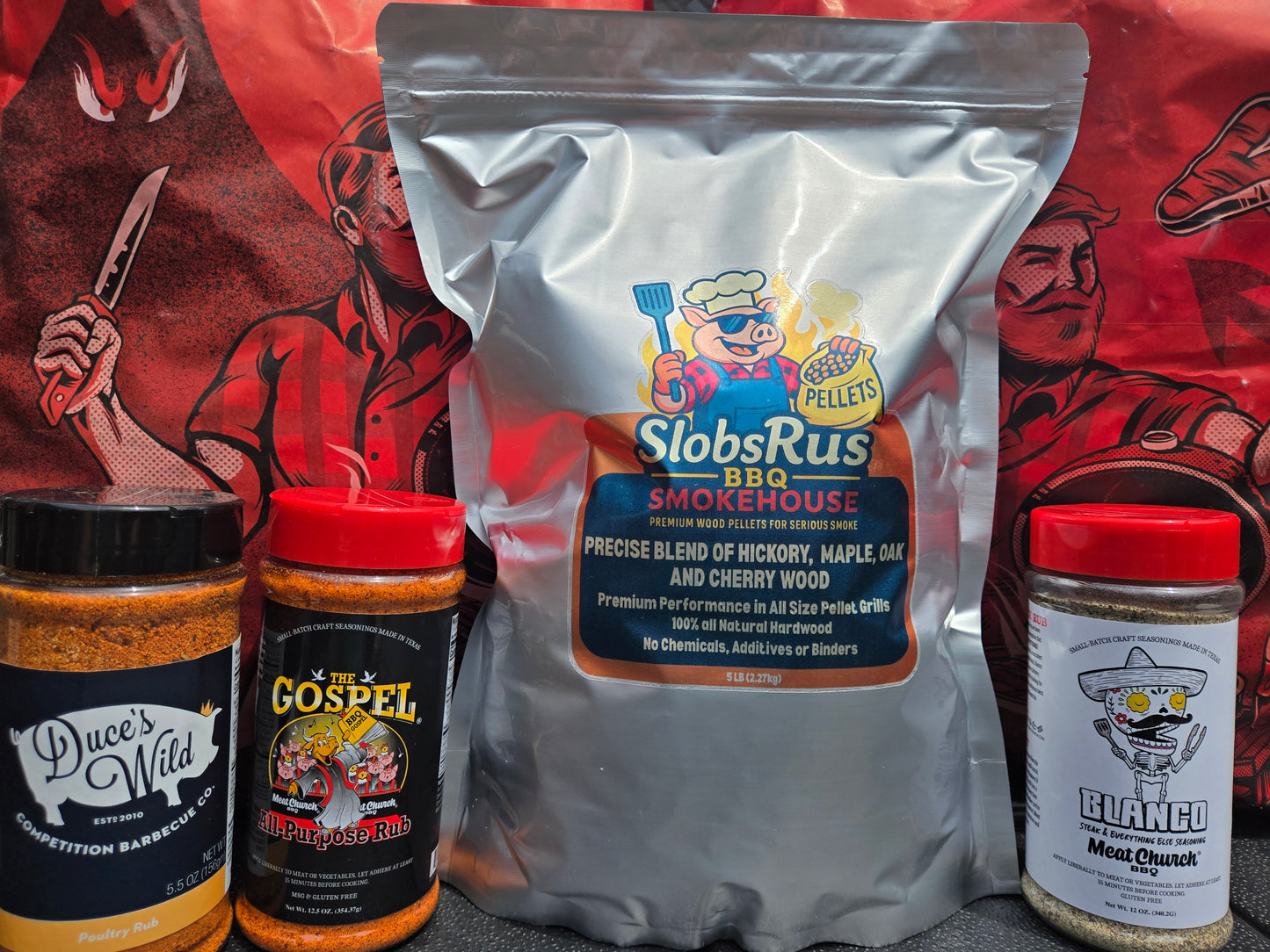 SlobsRus BBQ Smokehouse Apple Blend Pellets, 5lbs