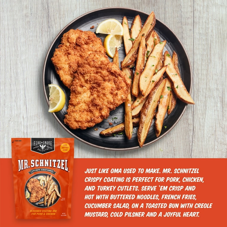 Fire & Smoke Society Mr. Schnitzel Crispy Coating Fry Mix, 9.5oz