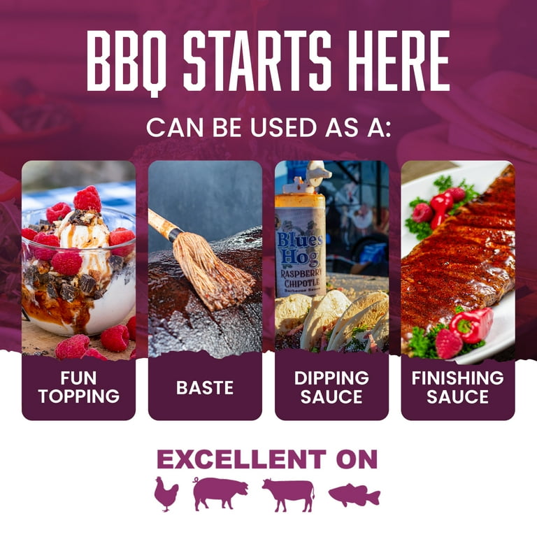 Blues Hog Raspberry Chipotle BBQ Sauce 25 oz