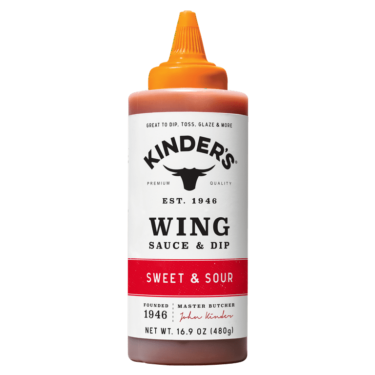 Kinder's Sweet & Sour Wing Sauce, 16.9oz