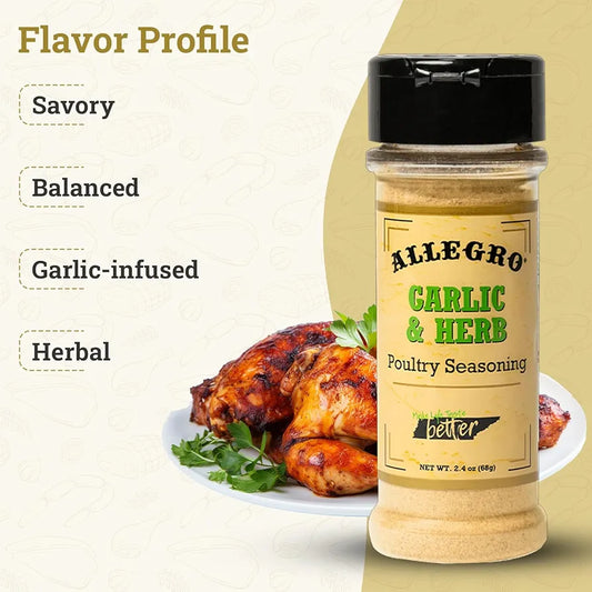 Allegro Garlic & Herb Seasoning, 2.4oz