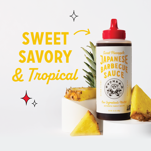 Bachan's Sweet Pineapple Japanese Barbecue Sauce, 16oz