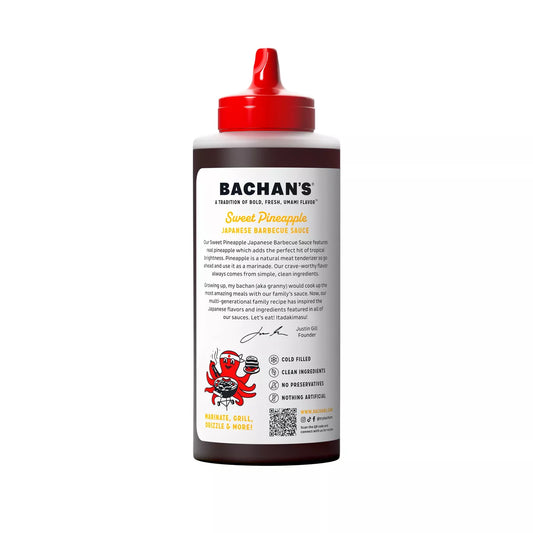 Bachan's Sweet Pineapple Japanese Barbecue Sauce, 16oz