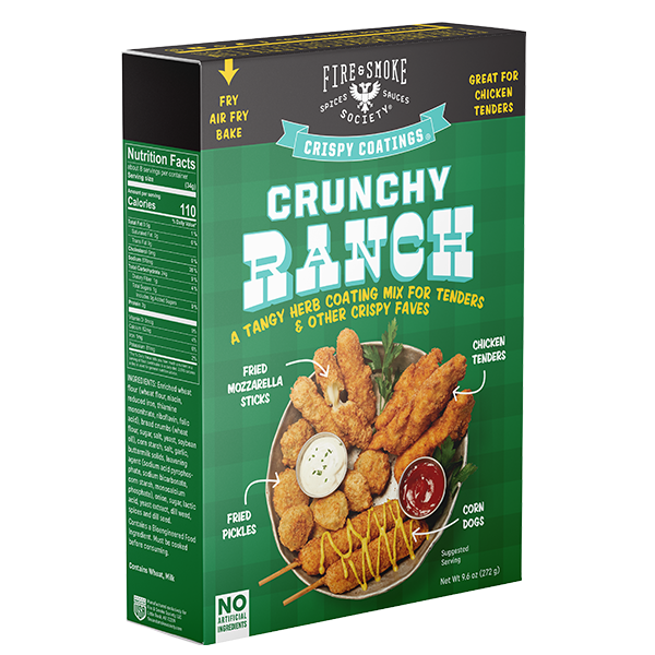 Fire & Smoke Society Crunchy Ranch Chicken Coating Fry Mix