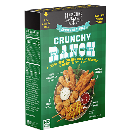 Fire & Smoke Society Crunchy Ranch Chicken Coating Fry Mix