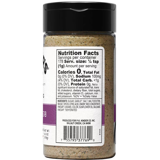 Kinder's Balsamic and Herb Seasoning, 6.3oz