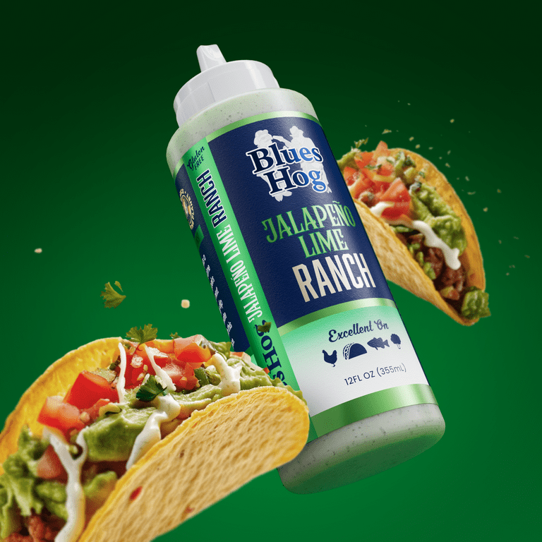 Blues Hog Jalapeño Lime Ranch Sauce, 12 oz