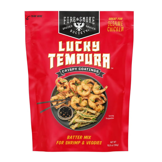Fire & Smoke Society Lucky Tempura Batter Coating Mix, 10.8oz