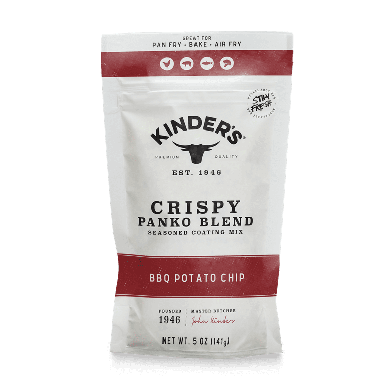 Kinder's BBQ Potato Chip Seasoned Panko Coating, 5 oz