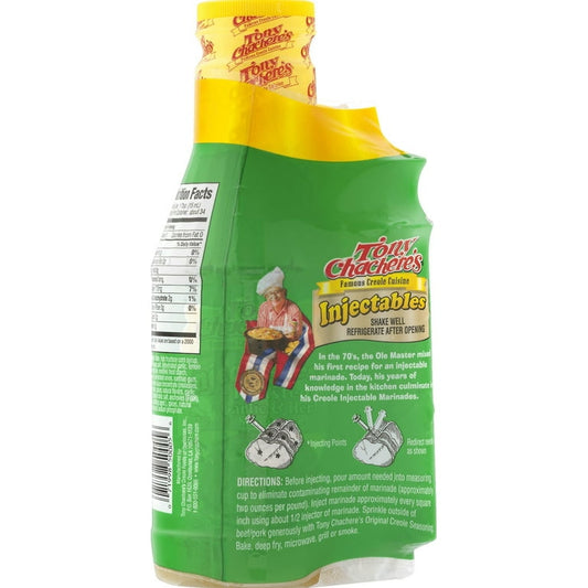 Tony Chachere's Injectable Roasted Garlic & Herb Marinade, 17 fl oz