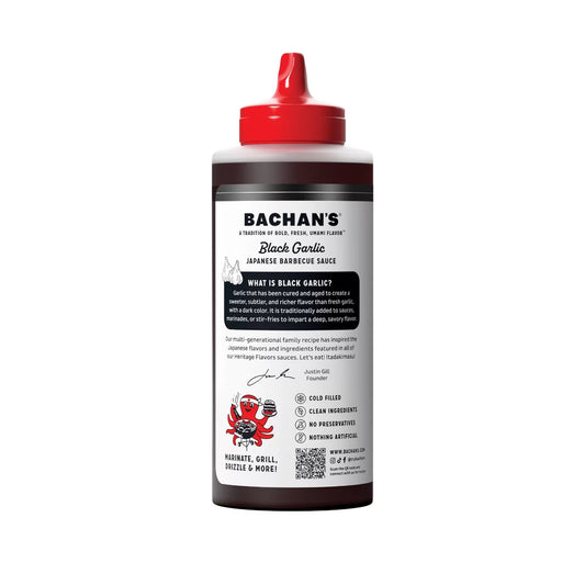Bachan's Black Garlic Japanese BBQ Sauce. 17oz