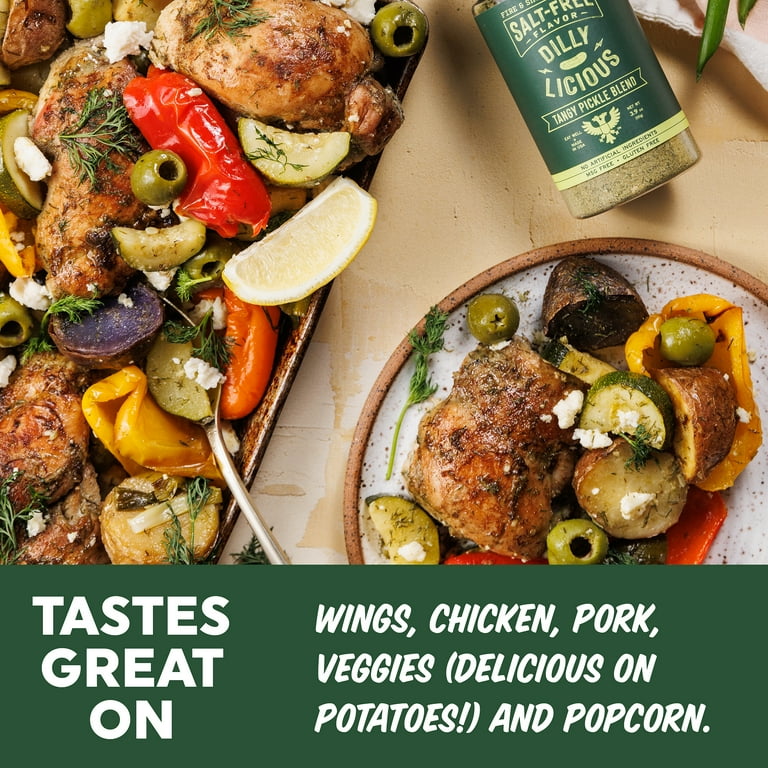 Fire & Smoke Society Dilly Licious BBQ Tangy Pickle Blend, No Salt Seasoning