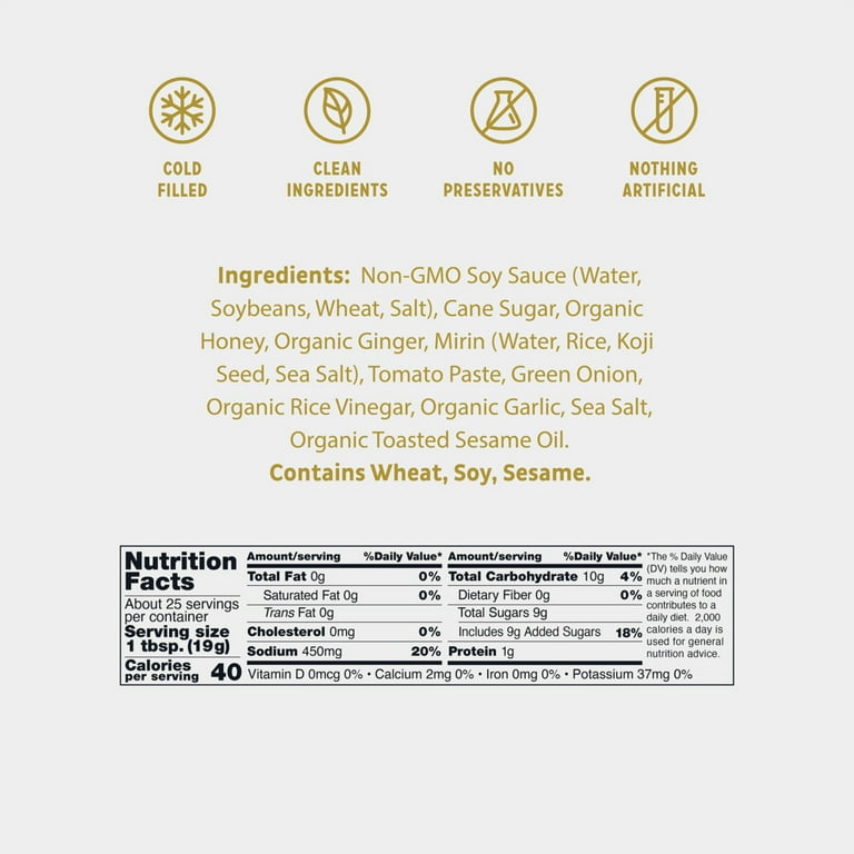 Bachan's Sweet Honey Japanese Barbecue Sauce