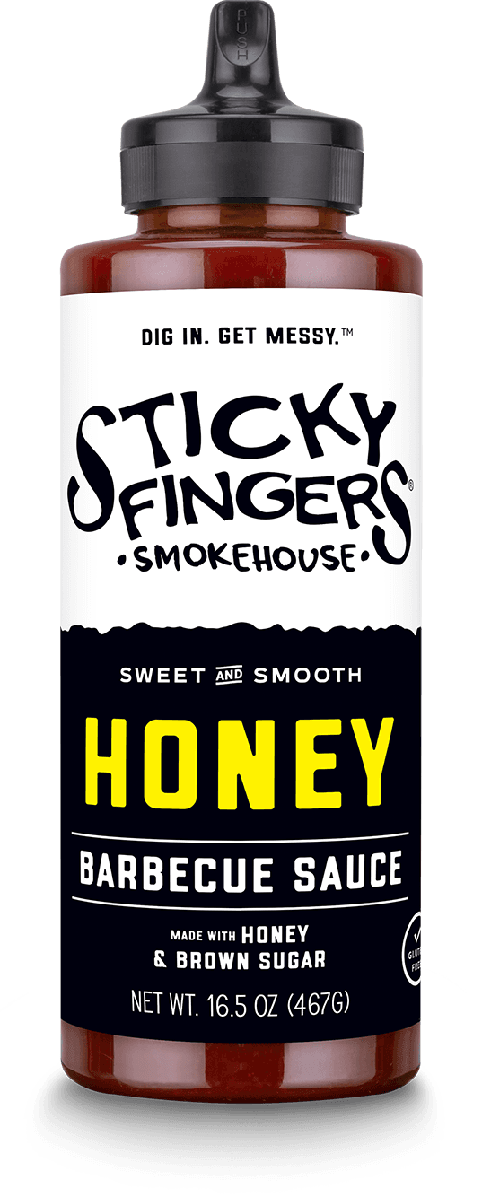 Sticky Fingers Smokehouse Honey Barbecue Sauce, 16.5oz
