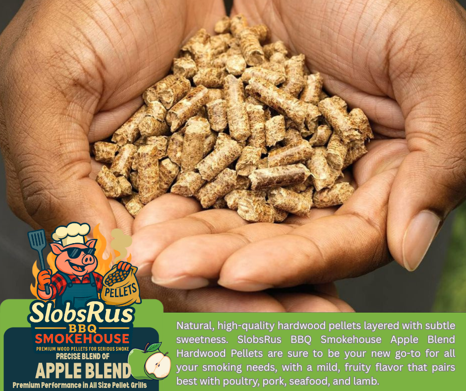SlobsRus BBQ Smokehouse Apple Blend Pellets, 5lbs