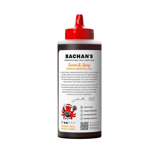 BACHAN'S Sweet and Spicy Japanese BBQ Sauce
