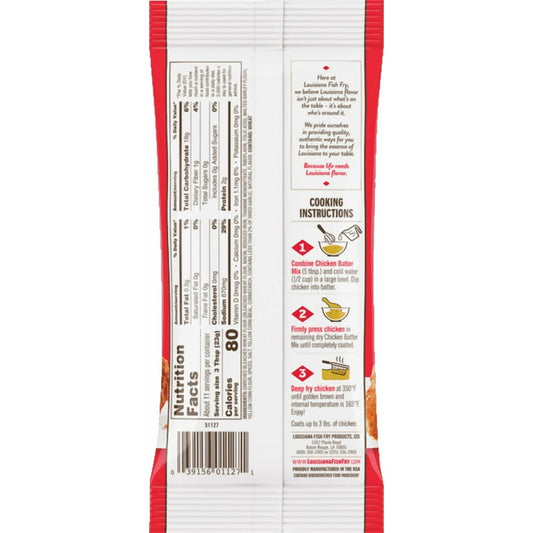 Louisiana Crispy Spicy Chicken Fry Coating, 9 oz Bag
