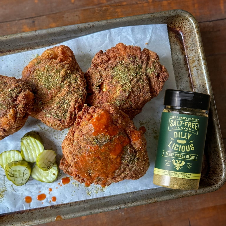 Fire & Smoke Society Dilly Licious BBQ Tangy Pickle Blend, No Salt Seasoning