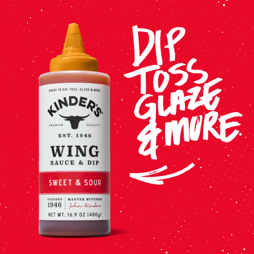Kinder's Sweet & Sour Wing Sauce, 16.9oz