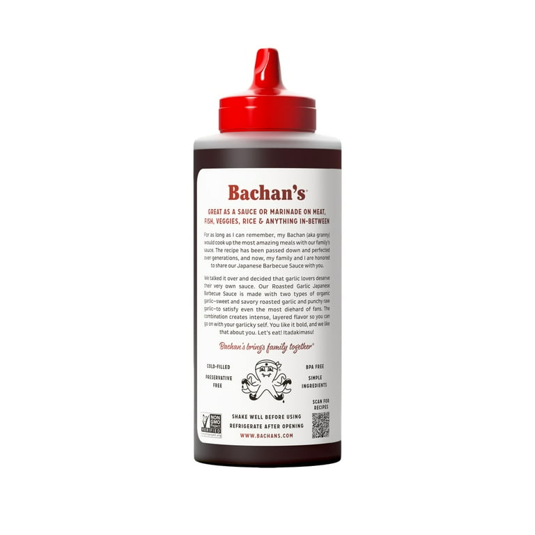Bachan's Roasted Garlic Japanese Barbecue Sauce, 17oz