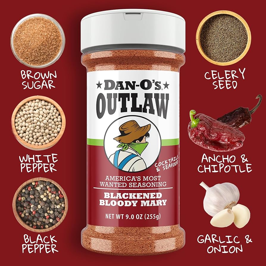 Dan-O’s Outlaw Blackened Bloody Mary, 9oz